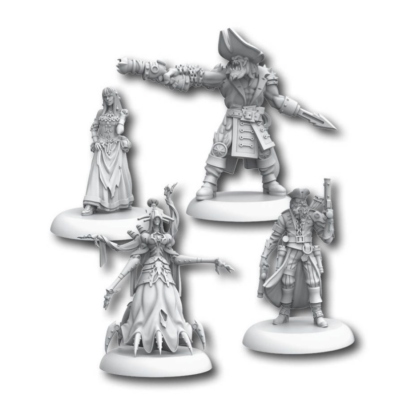 Iron Kingdoms RPG, Nightmare Empire Miniature Set of 4 