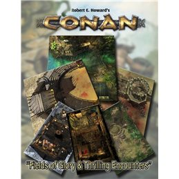 Conan: Fields of Glory & Thrilling Encounters Geomorphic Tile Set