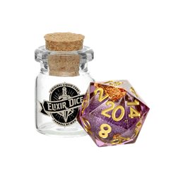 Elixir Liquid Core Dice: Individual D20: Aether Abstract