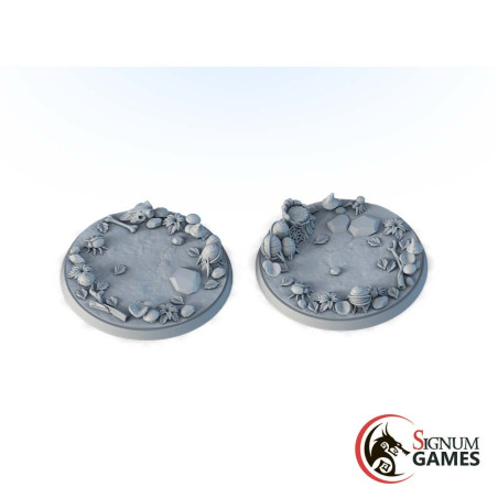 Akkari Spider Elves Bases, Round 50mm (2pcs)