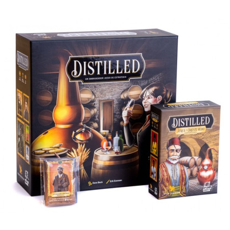 Pack Distilled "Edición Kickstarter" + Expansión África + Mini-expansión