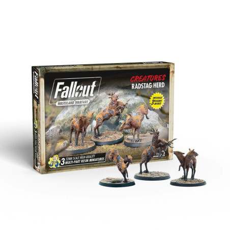 [PREVENTA] Fallout: Wasteland Warfare - Creatures: Radstag Herd