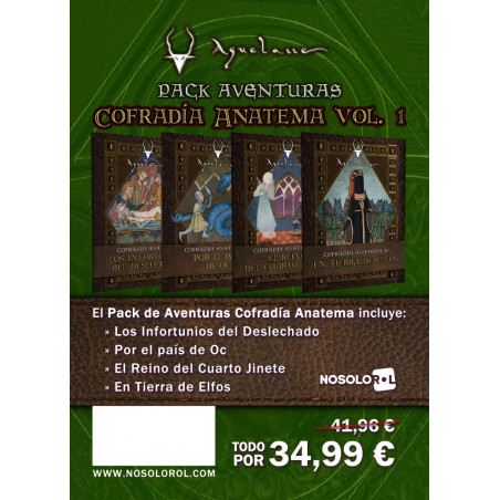 Pack de Aventuras Cofradía Anatema, Vol. 1