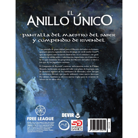 El Anillo Unico 2ª Edicion - Pantalla + Compendio de Rivendel