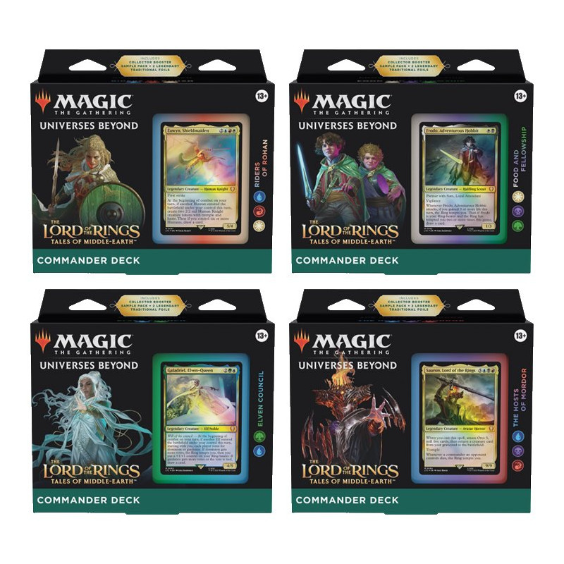 [PREVENTA] MTG - The Lord of the Rings: Tales of Middle-Earth Commander Deck Display - Ingles