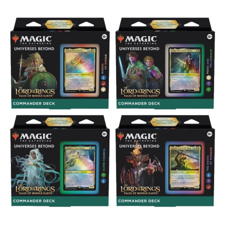 [PREVENTA] MTG - The Lord of the Rings: Tales of Middle-Earth Commander Deck Display - Ingles