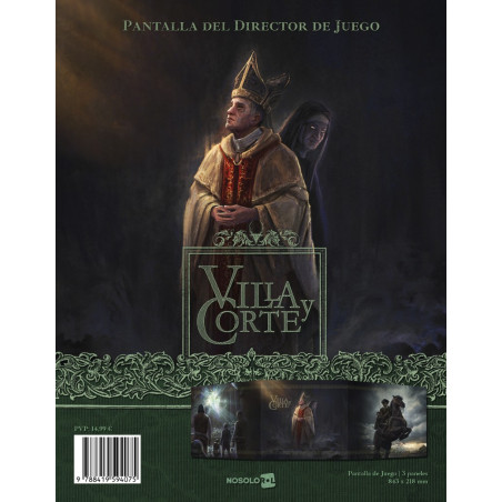 Villa y Corte: Pantalla del Director de juego