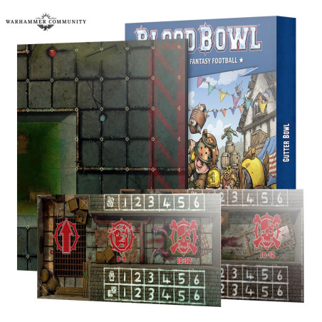 BLOOD BOWL: GUTTERBOWL PITCH & RULES