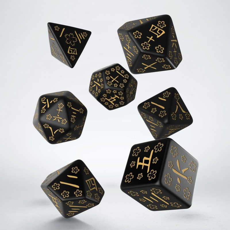 Japanese Dice Set: Deep Night Firefly