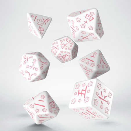 Japanese Dice Set: Cherry Blossom Petals