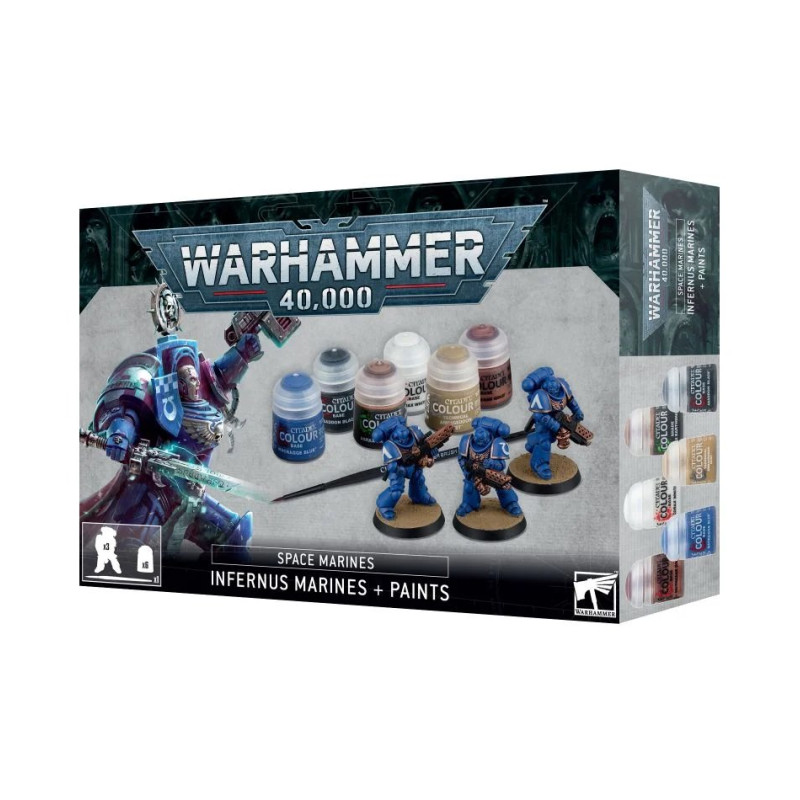 [PREORDER] Marines Espaciales: Marines Infernus + pinturas