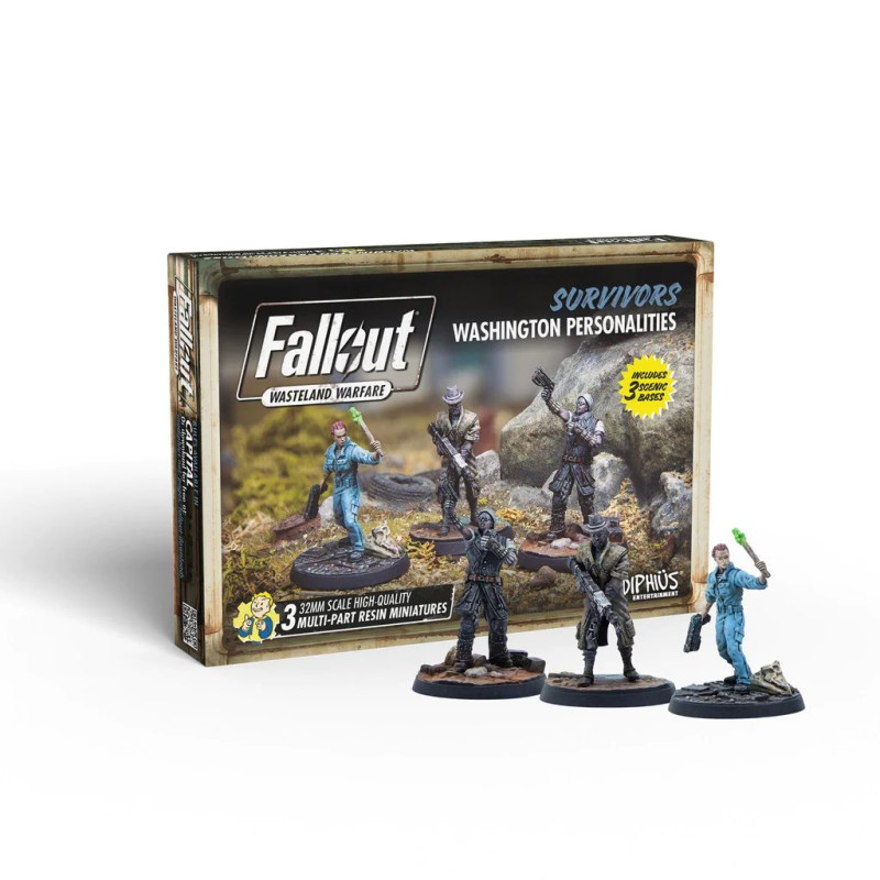 Fallout Wasteland Warfare - Survivors: Washington Personalities