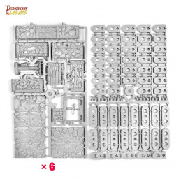 Dwarven Mine Half-Height Walls