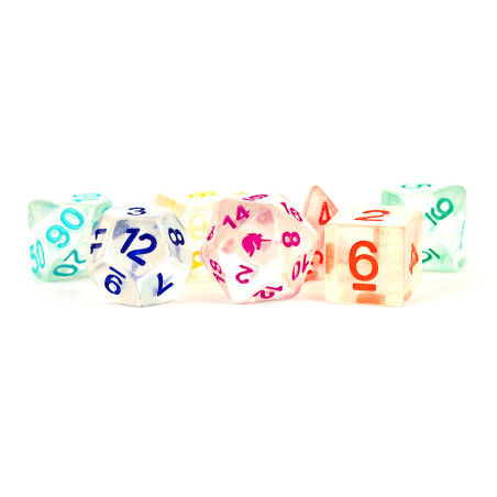 Rainbow Ice 16mm Poly Dice Set