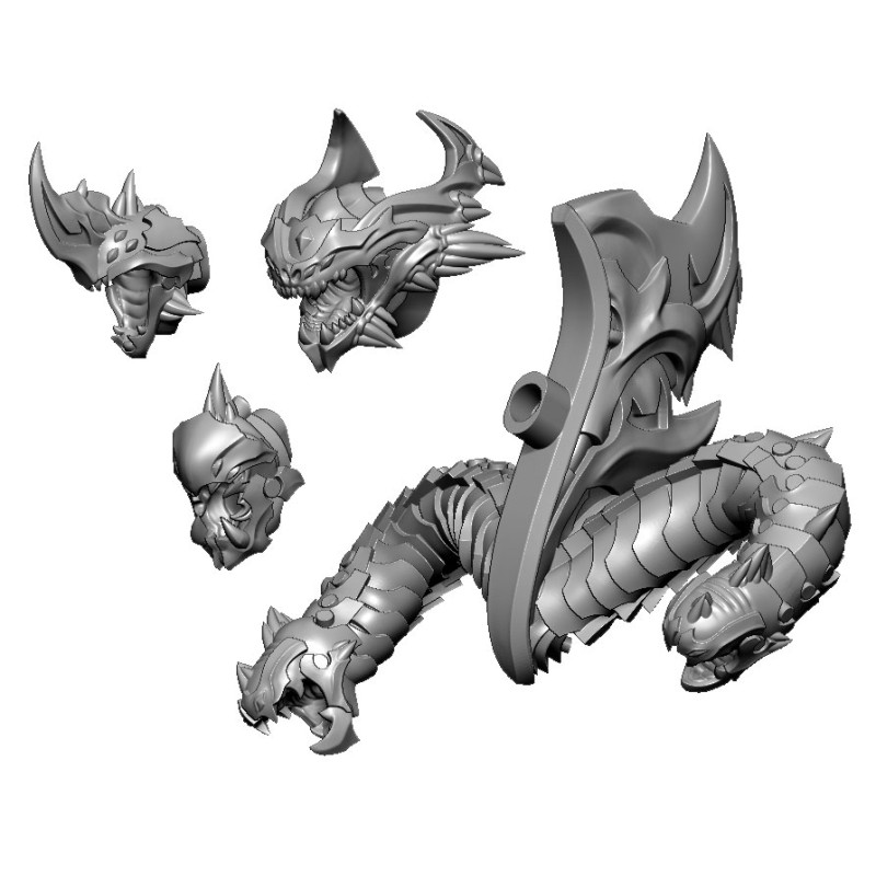 Skylla, The Abyssal Fury – WARMACHINE Shadowflame Shard Character Warbeast Pack