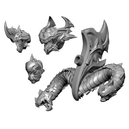 Skylla, The Abyssal Fury – WARMACHINE Shadowflame Shard Character Warbeast Pack