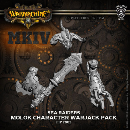 Orgoth Sea Raiders Molok character Warjack Pack