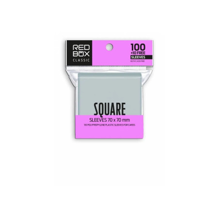 Fundas SQUARE Classic 60 mic 70x70mm 110u.