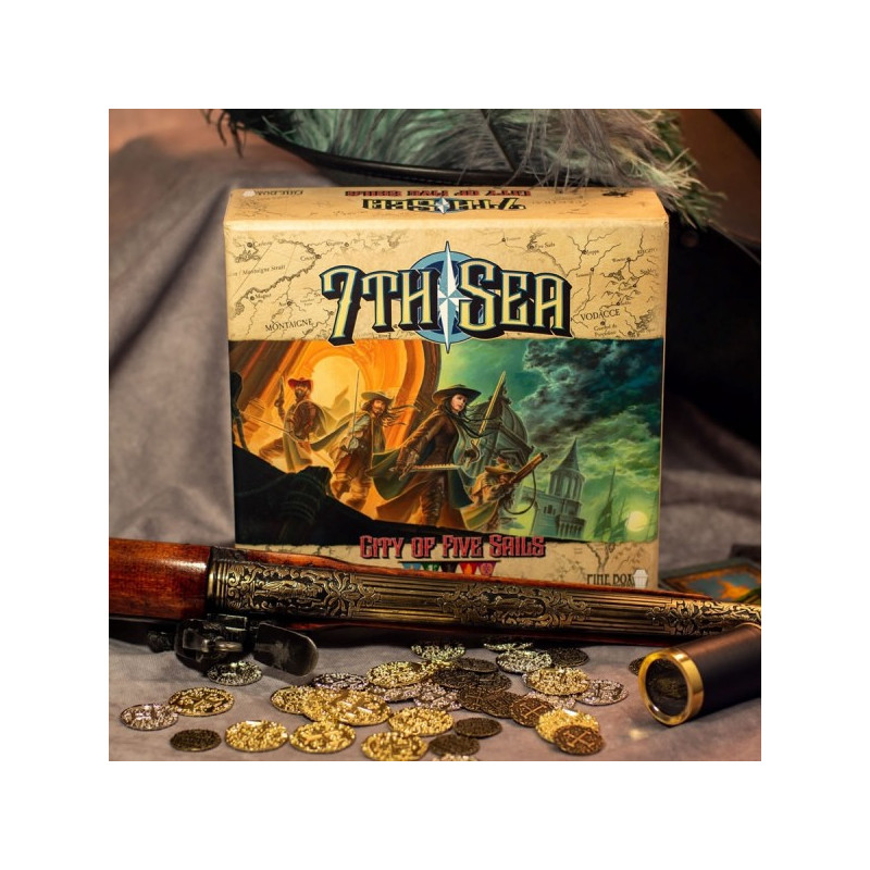 7th Sea: City Of Five Sails - Card Game Reprint