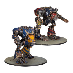 Legions Imperialis: Warhound Titans With Ursus Claws And Melta Lances