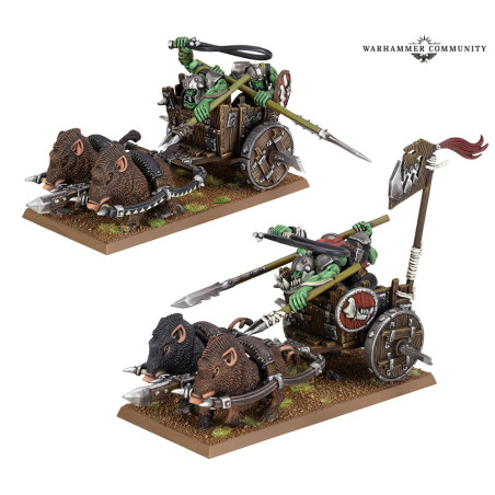 Orc & Goblin Tribes: Orc Boar Chariots