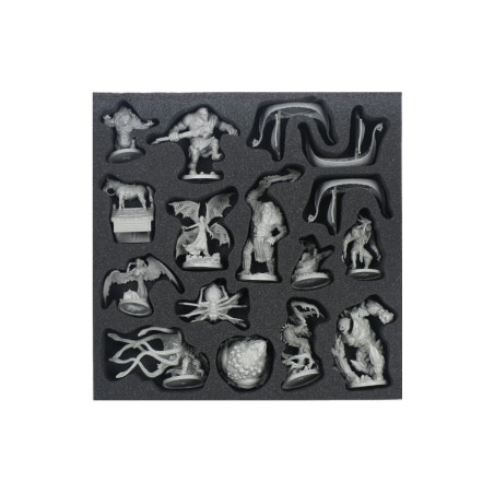 Witcher Old World-Foam tray for models for the Legendary Hunt and Skellige expansions 