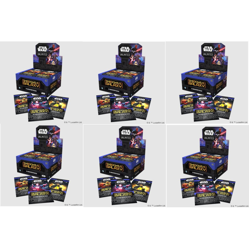 [PREVENTA] SWU: Sombras de la galaxia Caja de Sobres (1 Case)