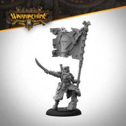 Warmachine: Winter Korps Infantry Standard Bearer Variant