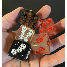 Set of Five - 1 Inch Gelatinous Cube Dice