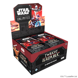 Star Wars: Unlimited - Twilight of the Republic Booster Display (24 Booster) - English