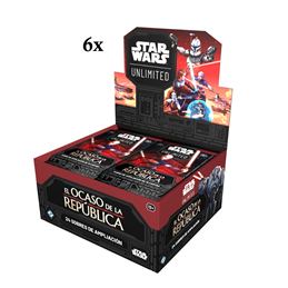 [PREORDER] Star Wars Unlimited: Twilight of the Republic. Case (6x Booster Box) Spanish