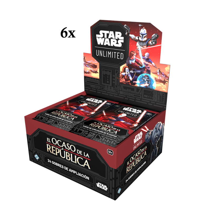 [PREORDER] Star Wars Unlimited: Twilight of the Republic. Case (6x Booster Box) Spanish