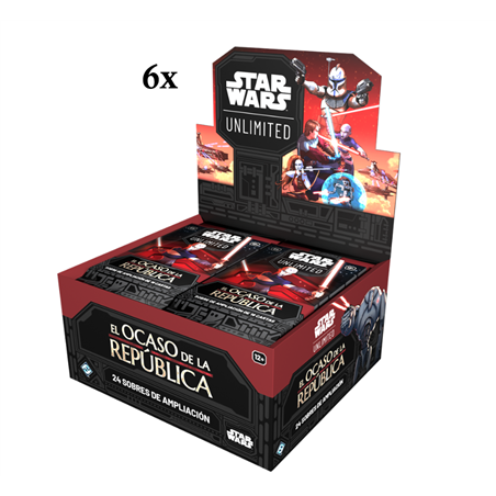 [PREVENTA] Star Wars Unlimited: Twilight of the Republic. Case (6x Booster Box) Español