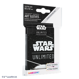 Gamegenic - Star Wars: Unlimited Art Sleeves - Card Back White