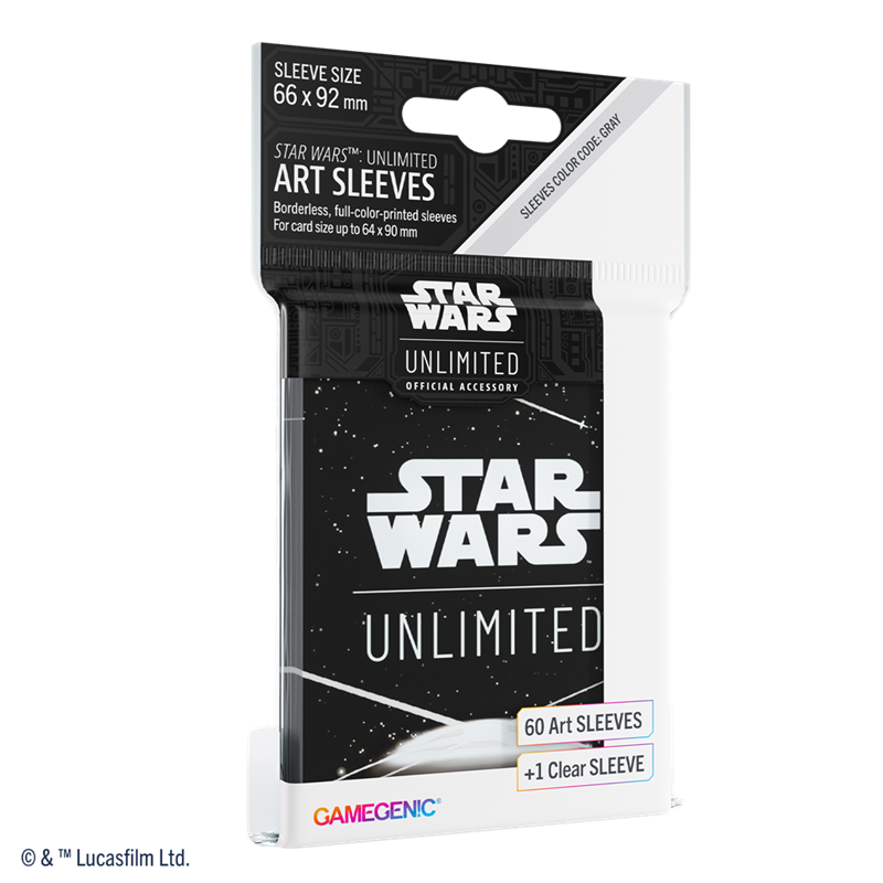 Gamegenic - Star Wars: Unlimited Art Sleeves - Card Back White