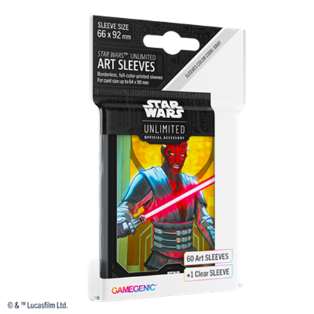 Gamegenic - Star Wars: Unlimited Art Sleeves - Darth Maul