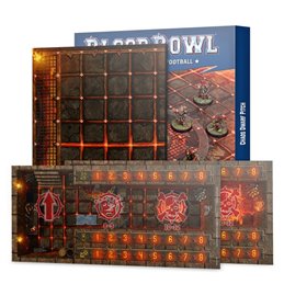 Blood Bowl: Chaos Dwarf Team Pitch & Dugouts