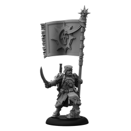 Warmachine: Winter Korps Infantry Standard Bearer