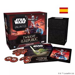 Star Wars: Unlimited - El Ocaso de la Republica Caja de Presentacion (ESPAÑOL)