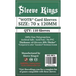 Sleeve Kings "WOTR-Tarot" Card Sleeves (70x120mm) -110 Pack, 60 Microns