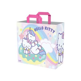 Bolsa Reciclable con Asas para transportar juegos: Modelo Hello Kitty