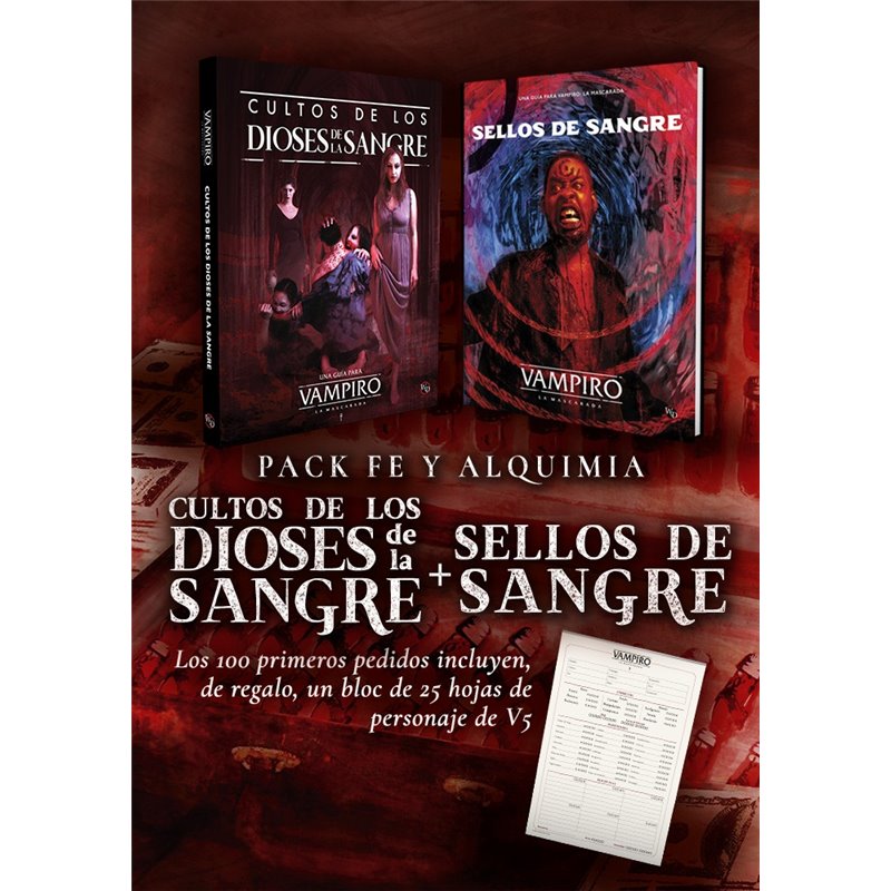 Pack Cultos de los Dioses de la Sangre + Sellos de Sangre