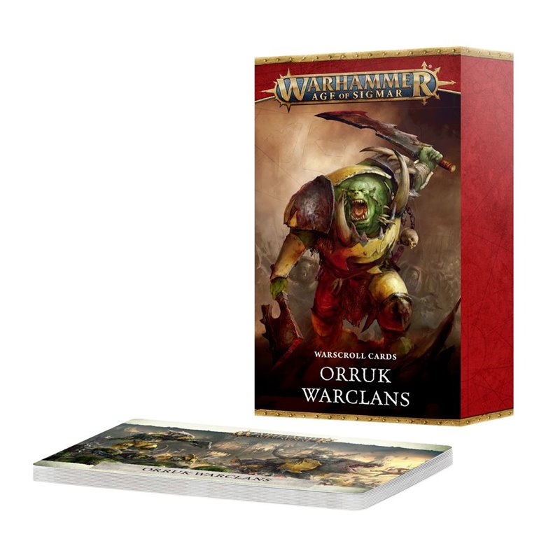 [PREORDER] Warscroll Cards: Orruk Warclans (Eng)