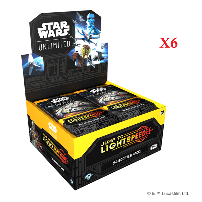 Star Wars Unlimited: Jump to Lightspeed Case (6x Booster Box) English