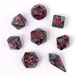 8 Piece RPG Dice Set Iron Golem