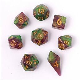 8pcs RPG dice set-Wyvern Venom