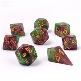 8pcs RPG dice set-Wyvern Venom