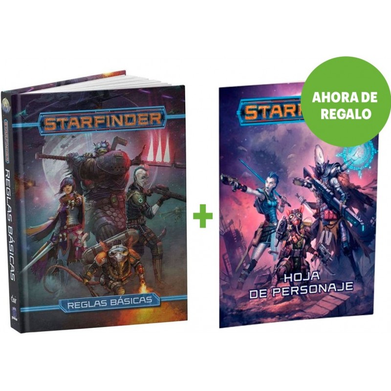 Pack Libro Básico + Hoja de Personaje - Starfinder