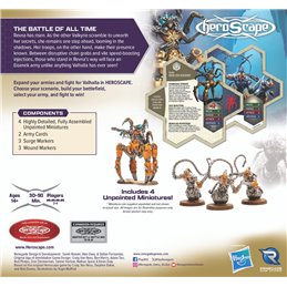 Heroscape: Revna's Rebuke: Iron Lich Viscerot and Necrotech Wraithriders Army Expansion