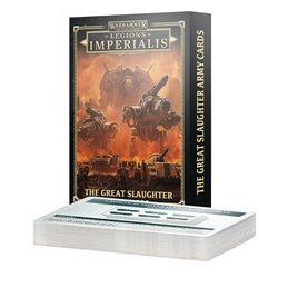 Legions Imperialis: The Great Slaughter Army Cards (Inglés)